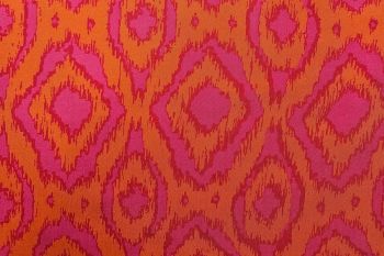 Batik Block - Tangerine - Viscose Rickardi Lawn