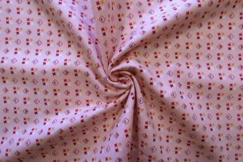 Candy Geometrics - Viscose Brushed Twill